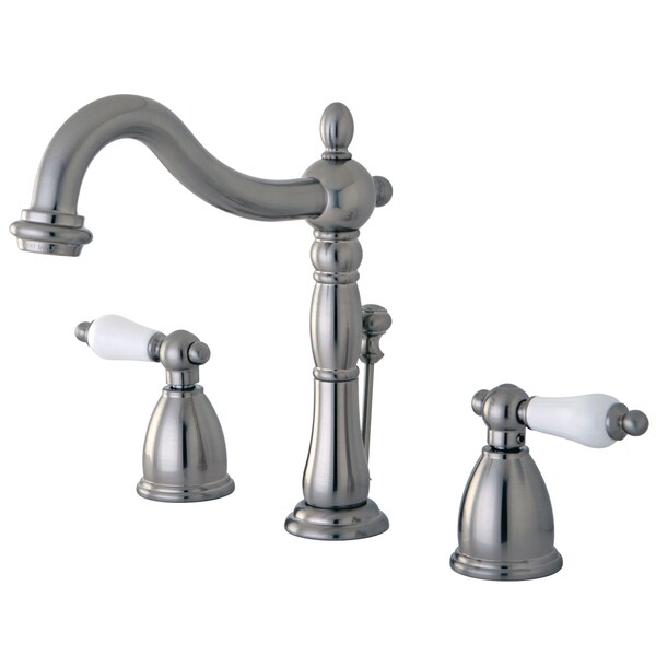 8" Widespread Bathroom Faucet, Brushed Nickel